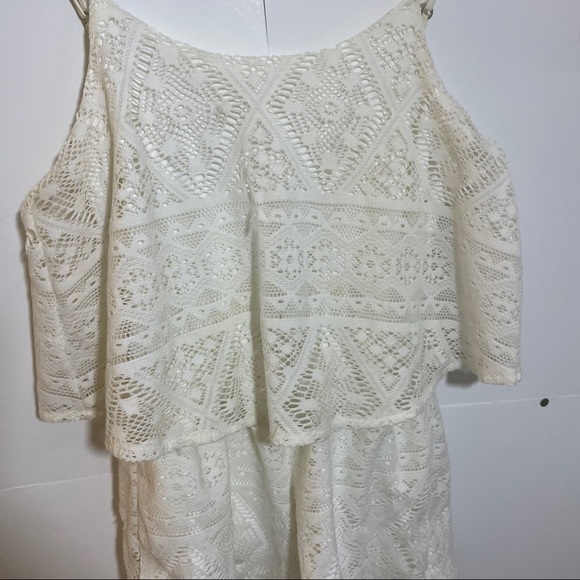 Aeropostale white lace romper (xs) - Picture 2 of 7